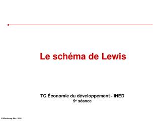 Le schéma de Lewis