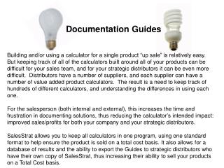 Documentation Guides