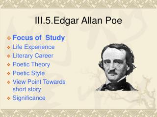 III.5.Edgar Allan Poe