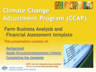 Climate Change Adjustment Program (CCAP)