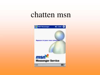 chatten msn