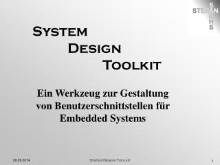 System Design Toolkit