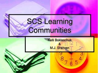 SCS Learning Communities