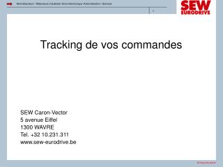 Tracking de vos commandes