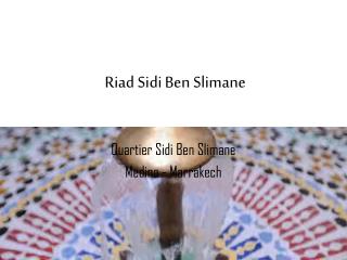 Riad Sidi Ben Slimane