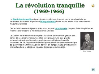 La révolution tranquille