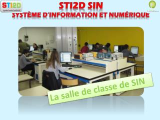 STI2D SIN Système d’information et numérique