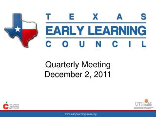 Quarterly Meeting December 2, 2011
