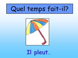 Quel temps fait-il?