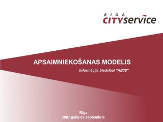 APSAIMNIEKOŠANAS MODELIS