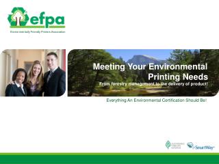 Everything An Environmental Certification Should Be!