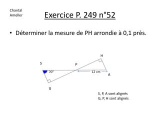 Exercice P. 249 n°52