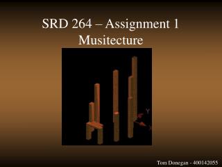 SRD 264 – Assignment 1 Musitecture