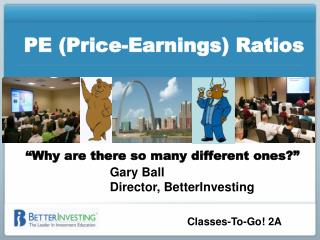 PE (Price-Earnings) Ratios