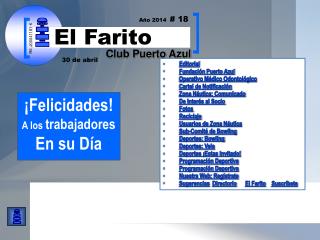 Editorial Fundación Puerto Azul Operativo Médico Odontológico Cartel de Notificación
