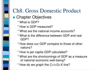 Ch8. Gross Domestic Product