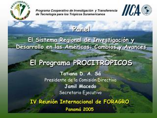 IV Reunión Internacional de FORAGRO Panamá 2005