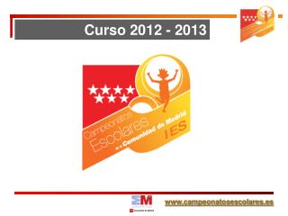 Curso 2012 - 2013