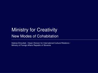 Ministry for Creativity