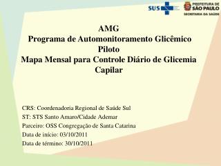 AMG Programa de Automonitoramento Glicêmico Piloto