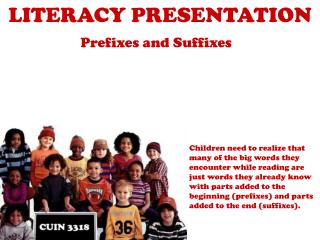 LITERACY PRESENTATION