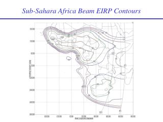 Sub-Sahara Africa Beam EIRP Contours