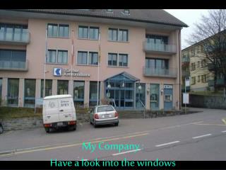 My Company : Have a look into the windows