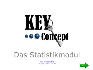 Das Statistikmodul keyconcept.se Omicron Syntax Data AB