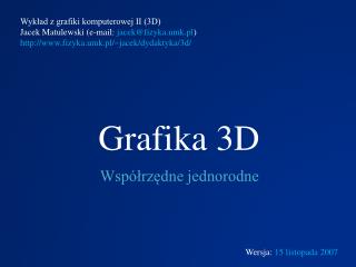 Grafika 3D