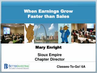When Earnings Grow Faster than Sales