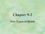 New Types of Bonds