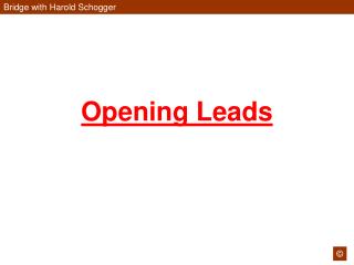 Opening Leads