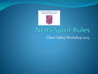 NFHS Spirit Rules