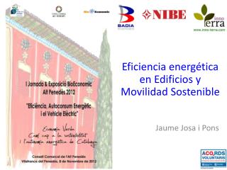 Eficiencia energética en Edificios y Movilidad Sostenible