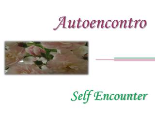 Self Encounter