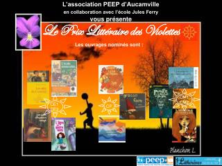 L’association PEEP d’Aucamville en collaboration avec l’école Jules Ferry vous présente