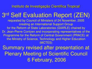 Instituto de Investigação Científica Tropical