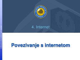 Povezivanje s internetom