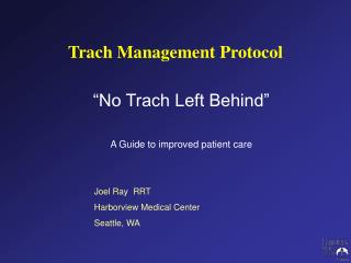 Trach Management Protocol