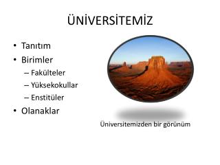 ÜNİVERSİTEMİZ