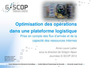 Optimisation des opérations dans une plateforme logistique