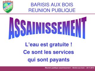 BARISIS AUX BOIS REUNION PUBLIQUE