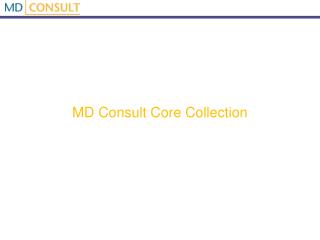 MD Consult Core Collection