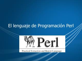 El lenguaje de Programación Perl