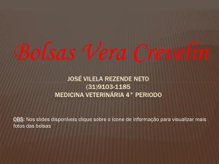 José vilela rezende neto (31)9103-1185 medicina veterinária 4° periodo