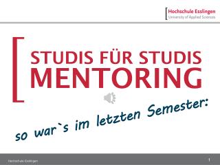 so war`s im letzten Semester: