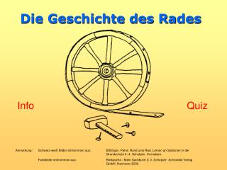 Die Geschichte des Rades