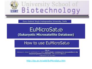 EuMicroSat db (Eukaryotic Microsatellite Database)