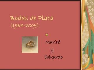 Bodas de Plata (1984-2009)