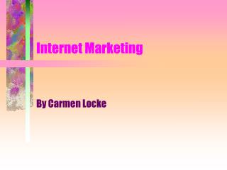 Internet Marketing